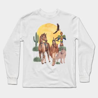 Native American Spiritual Long Sleeve T-Shirt